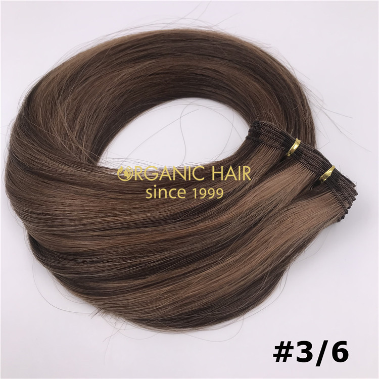 Piano color hand tied wefts #3/6 and hot sale X245